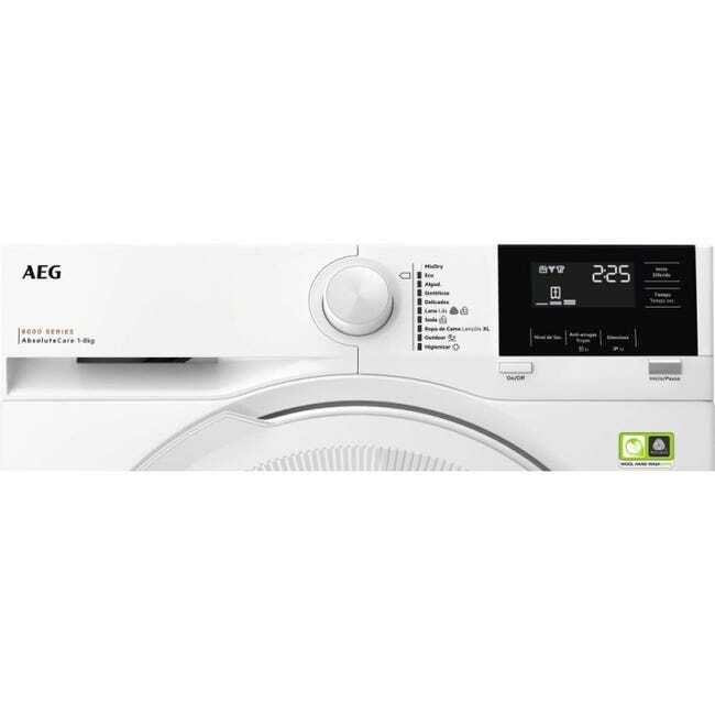 AEG Secadora Bomba de Calor TR839T4PB 9kg Display Blanca Clase B - Imagen 4