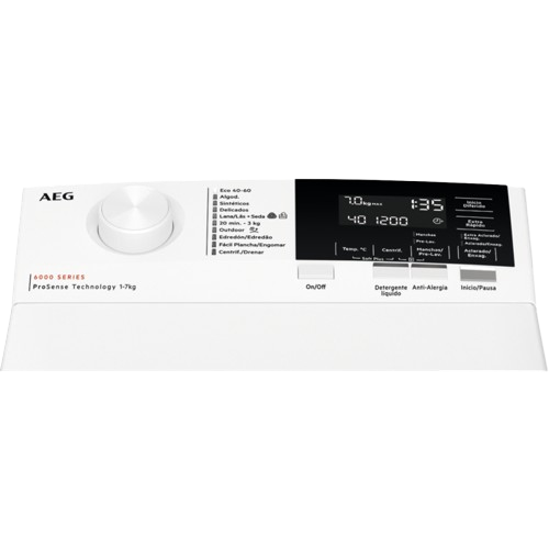 AEG LAVADORA LTA6G7331E C/SUP 7KG/1200 RPM CLASE A - Imagen 2