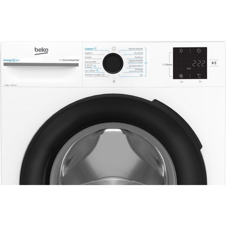 BEKO LAVADORA BM3WFT3821WB FRO/8KG/1200 RPM CLASE A EnergySpin - Imagen 2