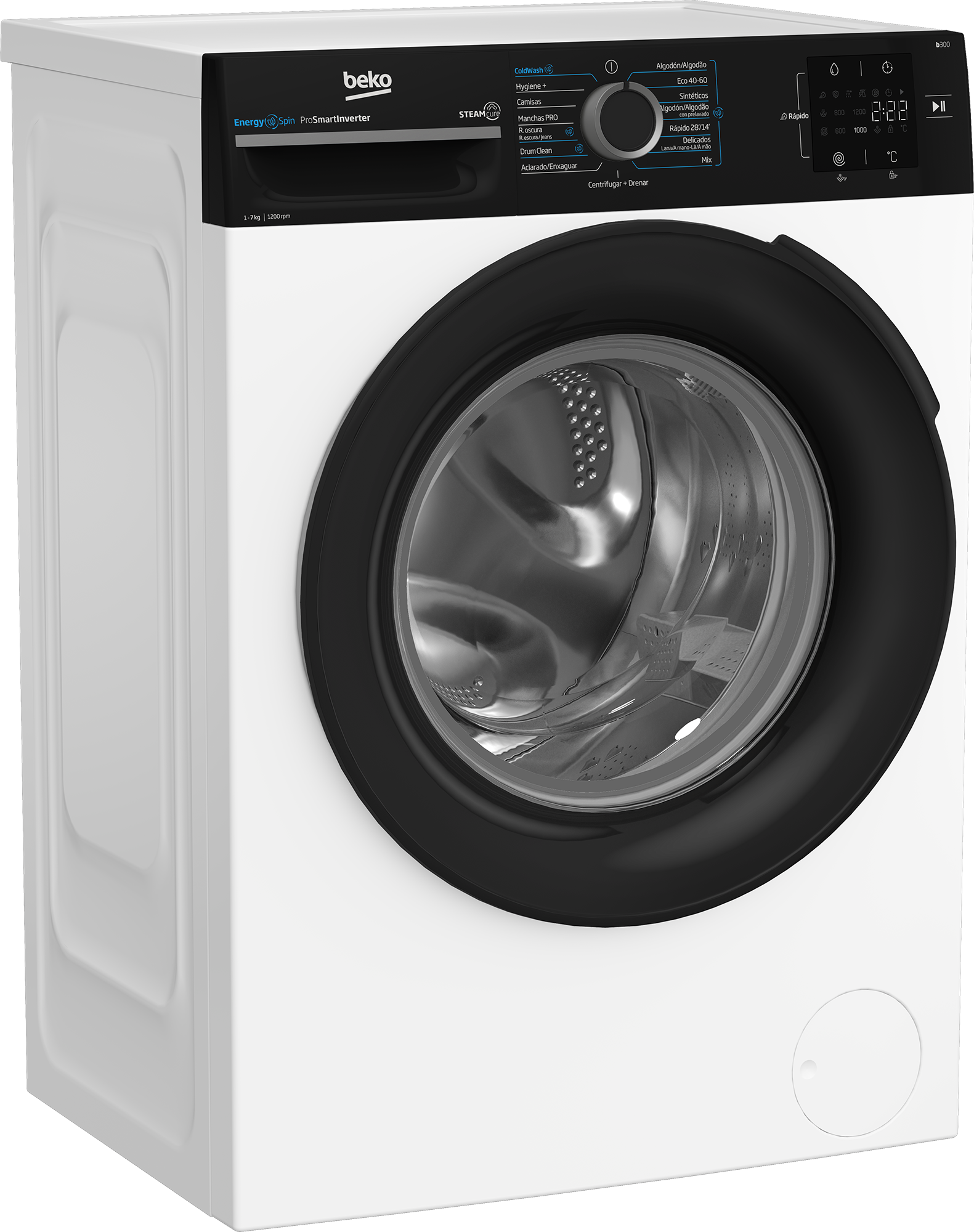BEKO LAVADORA BM3WFU3721WB FRO/7KG/1200 RPM CLASE A ENERGY SPIN - Imagen 6