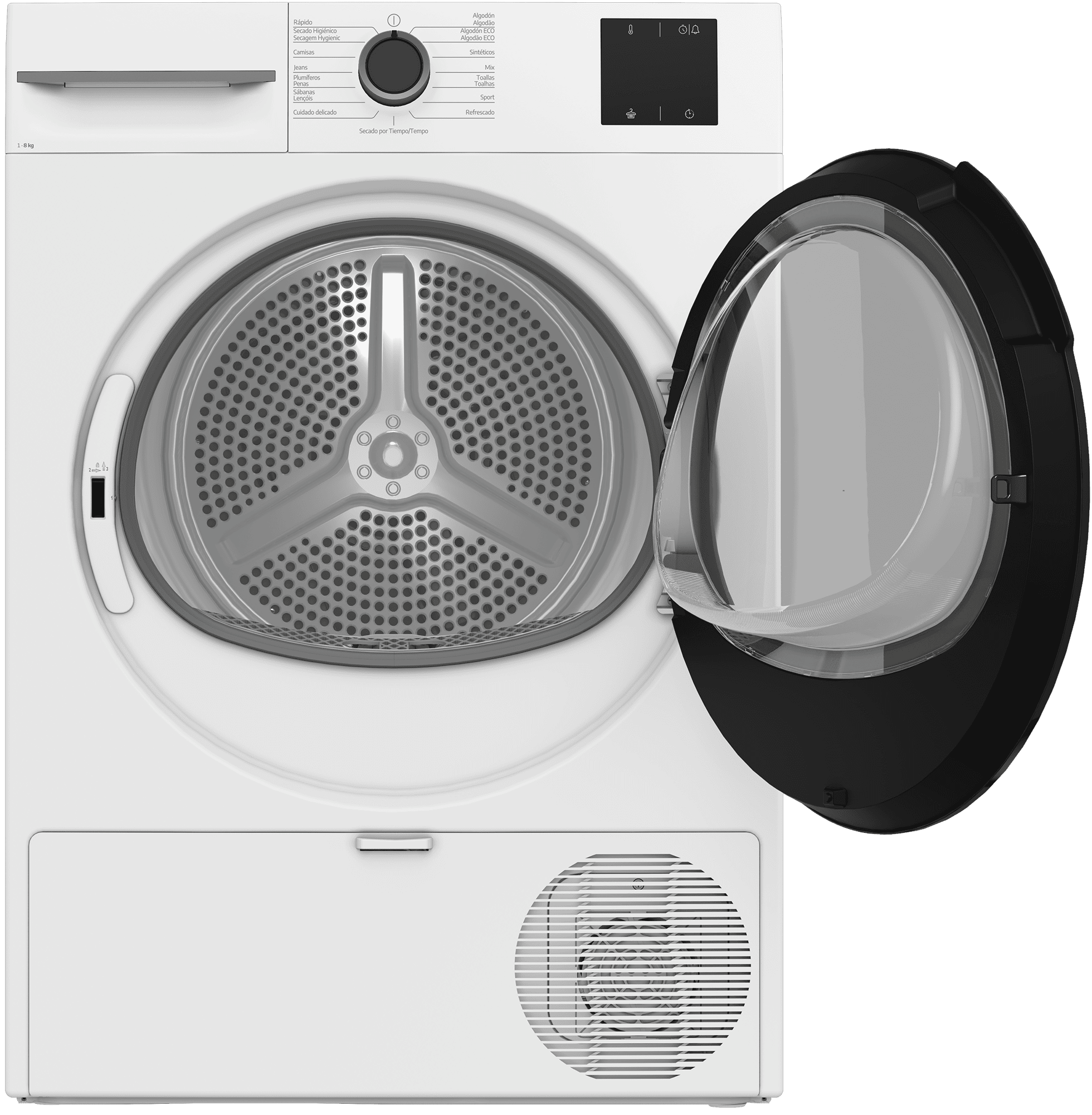BEKO SECADORA BM3T38230WB 8KG BOMBA CALOR CLASE A++/D - Imagen 3