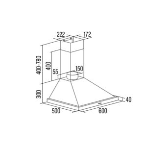 cata-campana-beta-pro-6000-x-60cm-inox-990mh-3-velocidades-clase-a