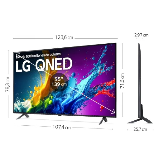 LG LED 55' 55QNED80T6A ULTRA HD 4K AI SMART TV WEBOS24 - Imagen 3