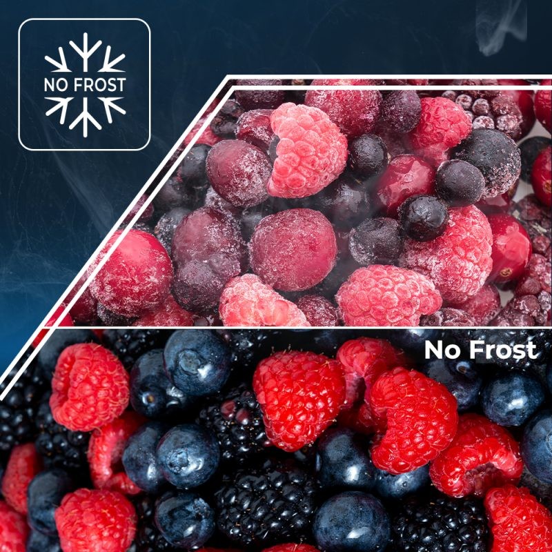 HYUNDAI FRIGO-COMBI HC-2700ENFIX 2,00x70cm INOX N.F. CLASE E - Imagen 4