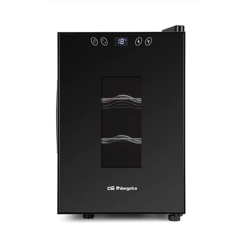Orbegozo Vinoteca VT630 39cm Negro 17L 6 Botellas Clase G - Imagen 3