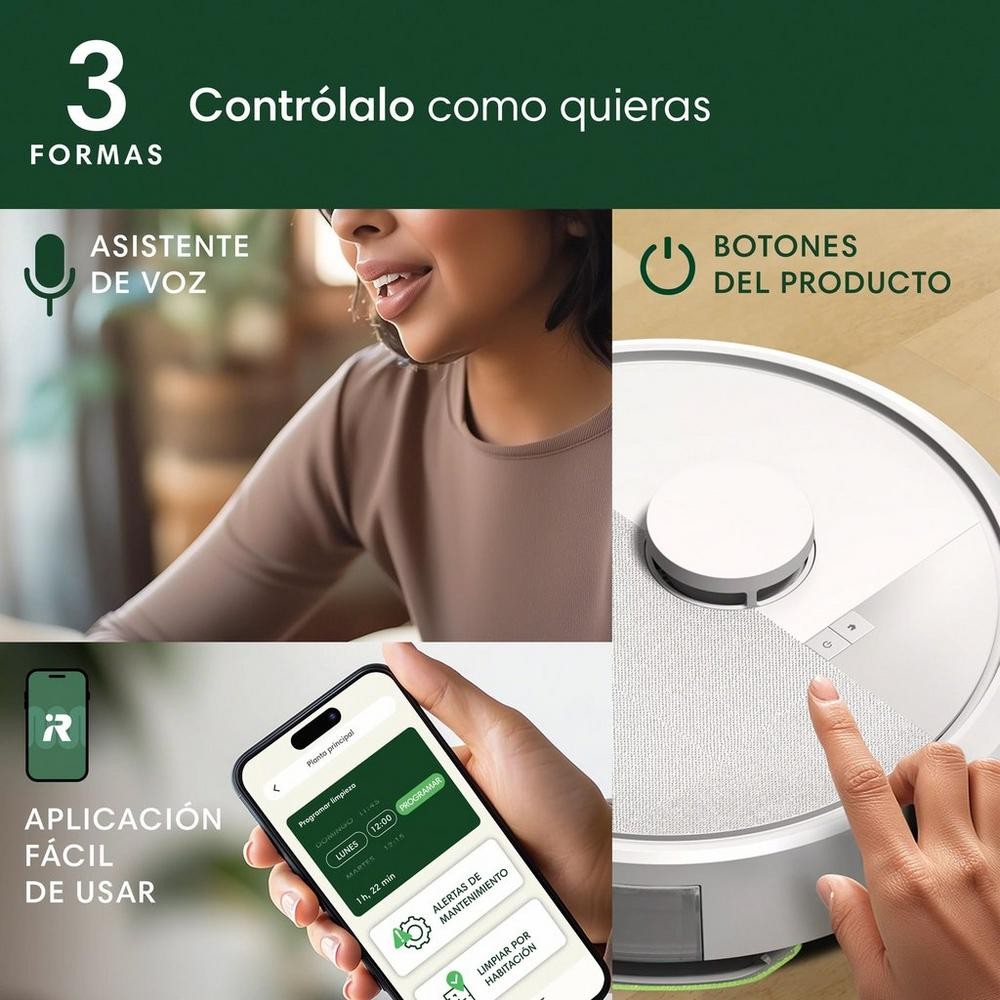 ROOMBA ASPIRADOR ROBOT 105 COMBO BLANC WIFI - Imagen 4