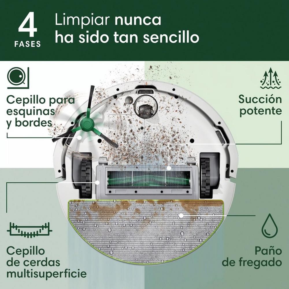 ROOMBA ASPIRADOR ROBOT 105 COMBO BLANC WIFI - Imagen 9