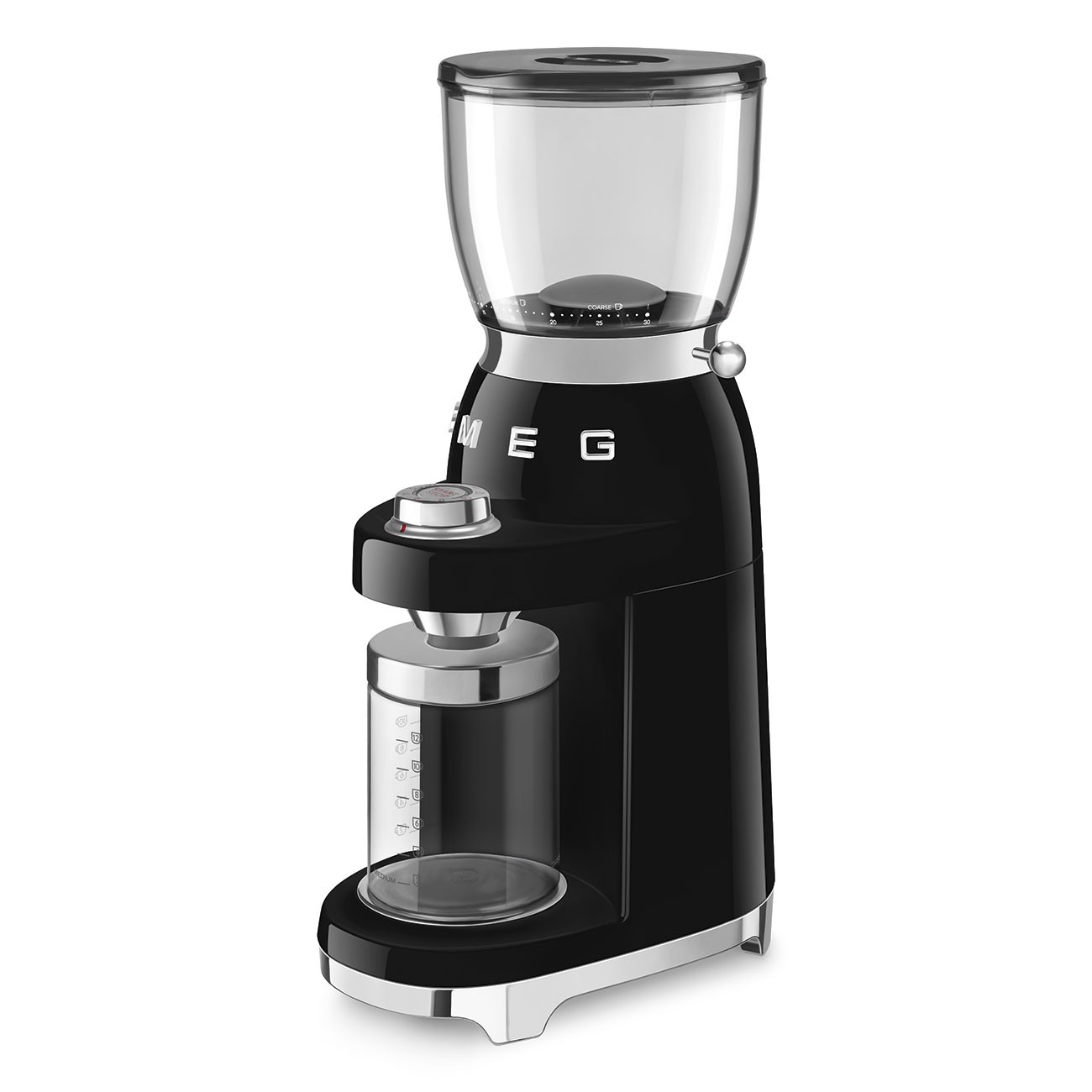 Smeg Molinillo de Café CGF11BLEU Multifunción Inox 350 g 150 W Negro Glossy - Imagen 5