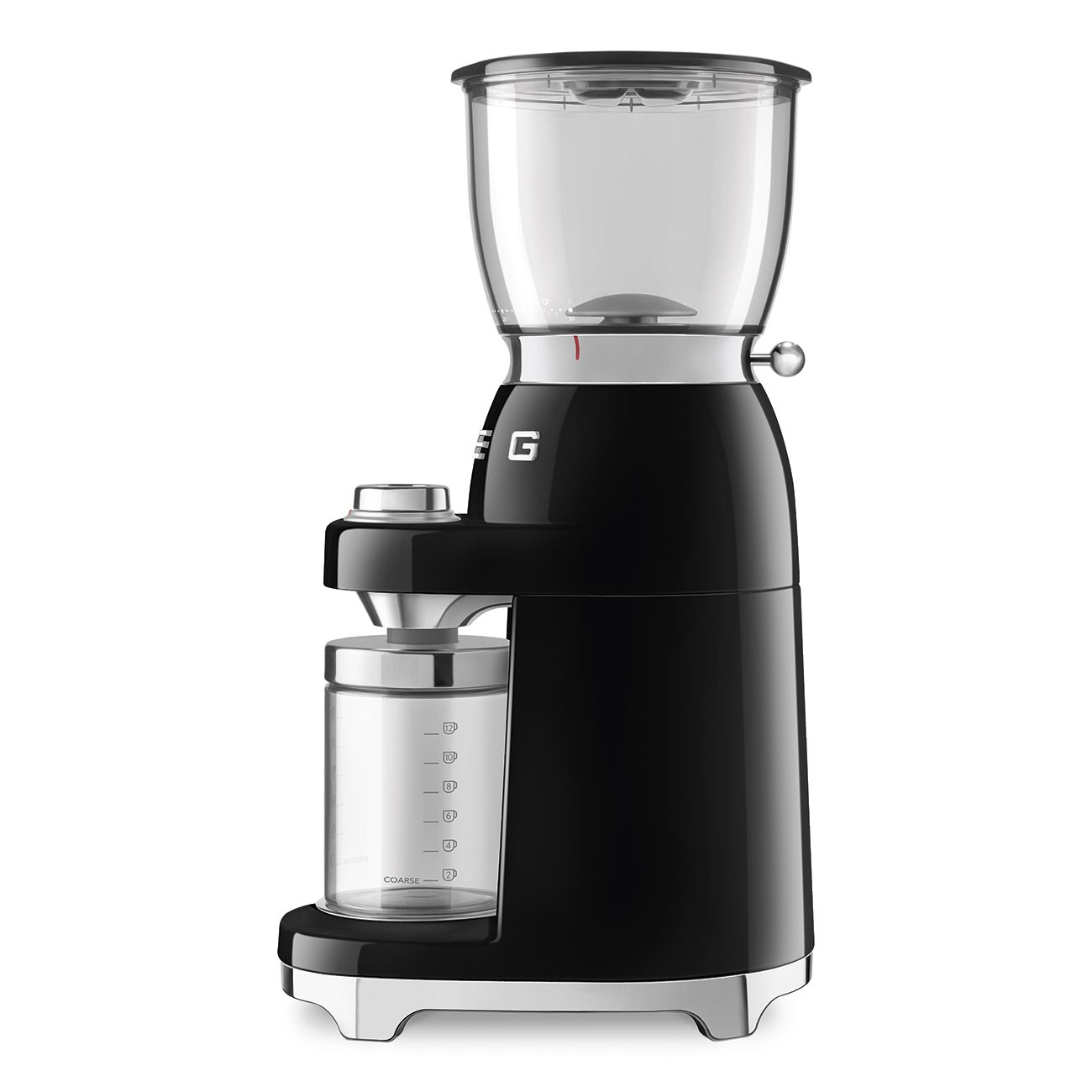 Smeg Molinillo de Café CGF11BLEU Multifunción Inox 350 g 150 W Negro Glossy - Imagen 2